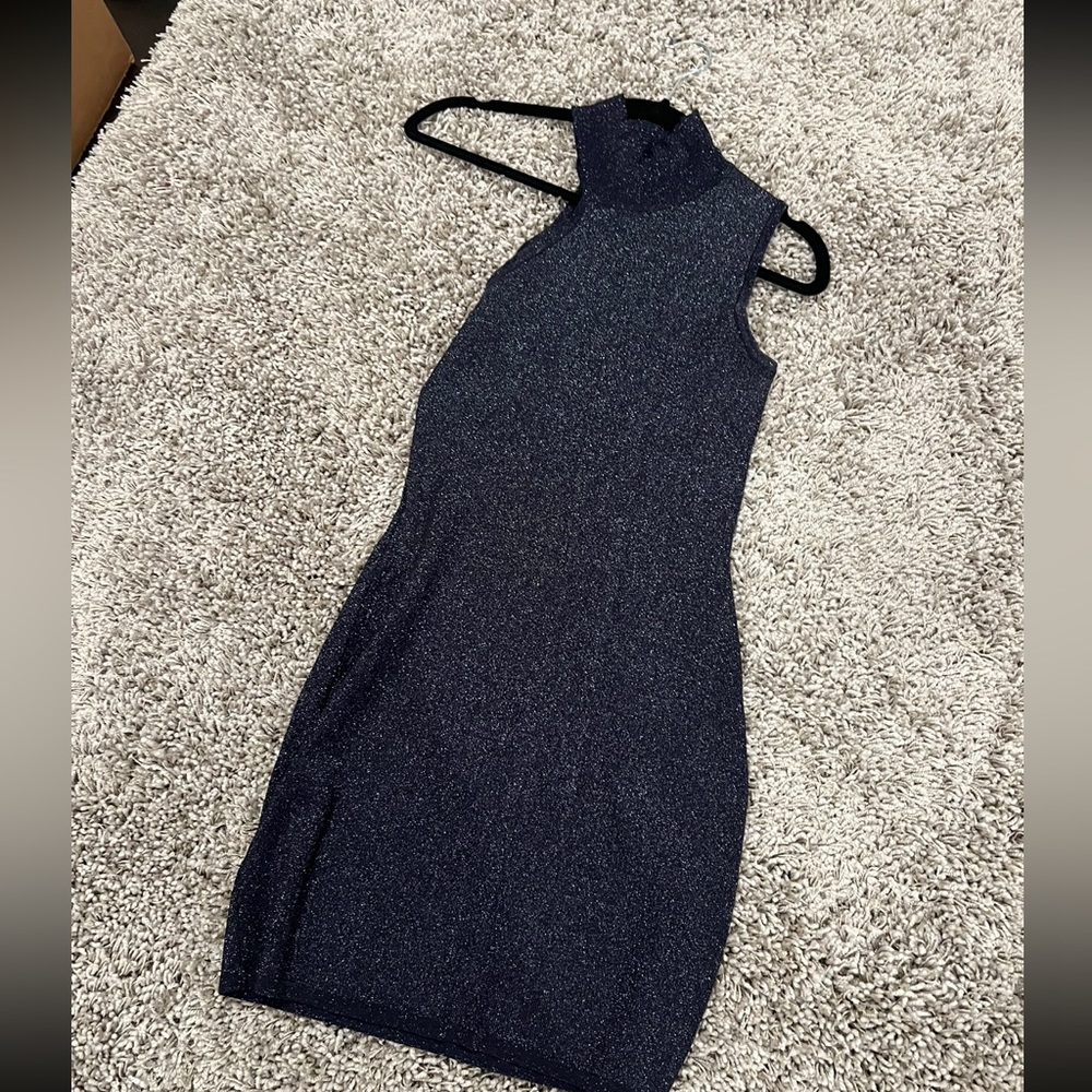 Navy blue beautiful sparkly dress!